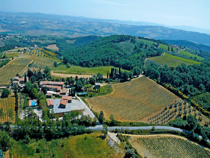 agriturismo la crociona montalcino ospitalità camper caravanbacci