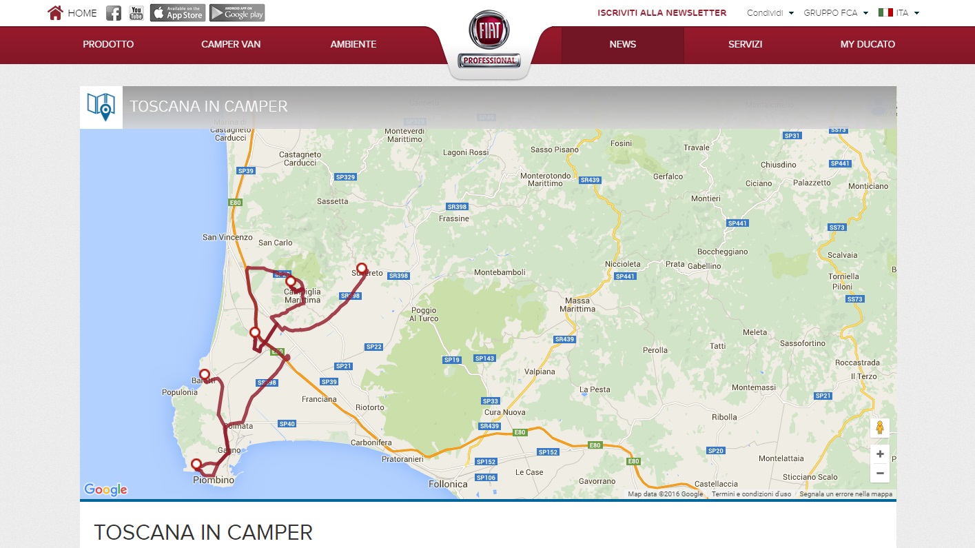 fiat ducato camper toscana in camper