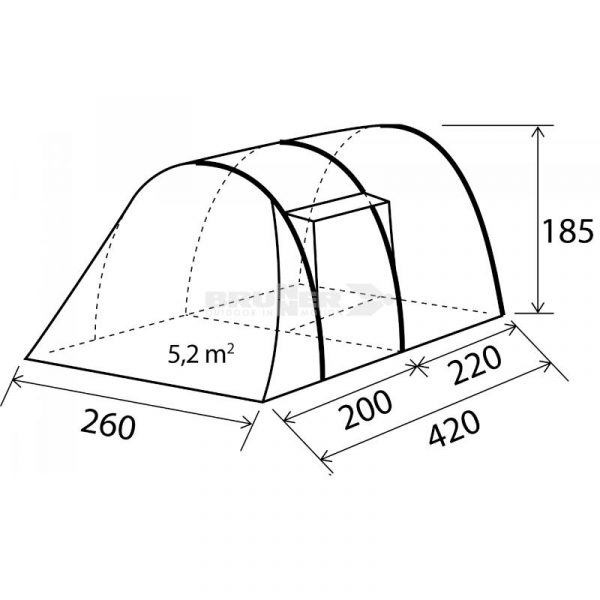 tenda campeggio gonfiabile alegra caravanbacci