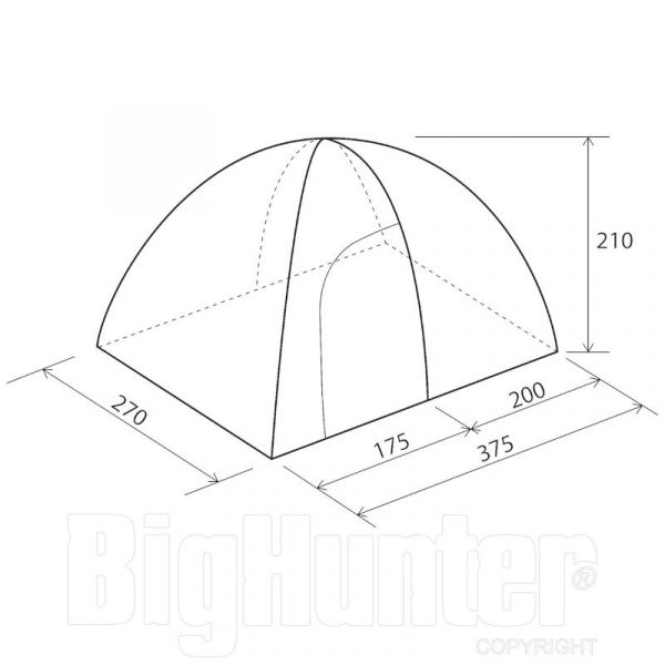 tenda campeggio mission misure