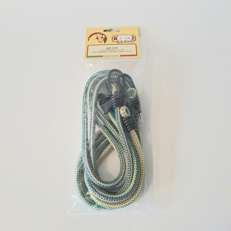 elastici ferma bagagli confezione da 2 x cm.150 caravanbacci 2133