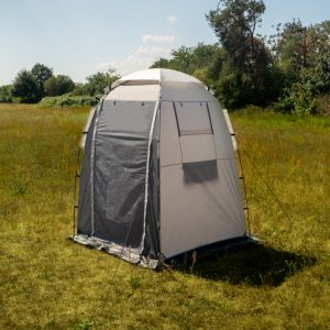 Tenda cucinotto/spogliatoio Campalto Cucinotto da campeggio  Ideale come tenda da doccia o spogliatoio  sulla spiaggia con pavimento removibile. Leggera, semplice e veloce da configurare, dall'utilizzo versatile