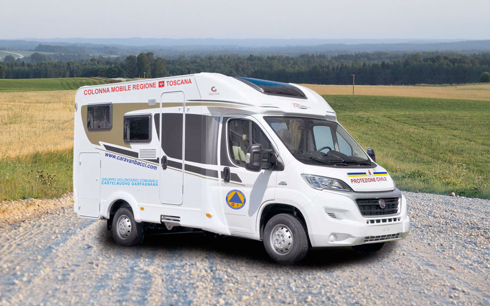 camper protezione civile