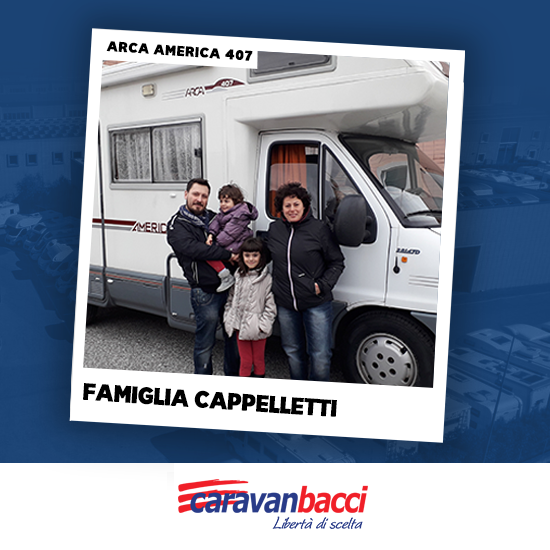 Consegna camper famiglia Cappelletti | Caravanbacci.com