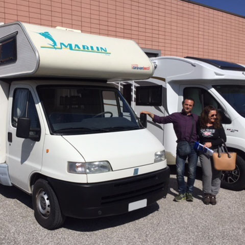 Consegna del camper Elnagh Marlin 58 alla famiglia Katalin