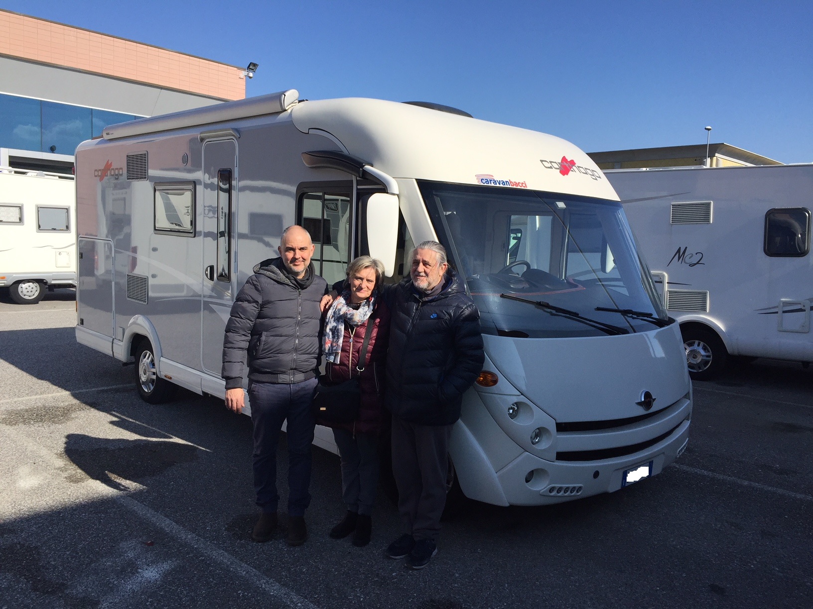 Consegna camper famiglia Valdambrini | Caravanbacci.com