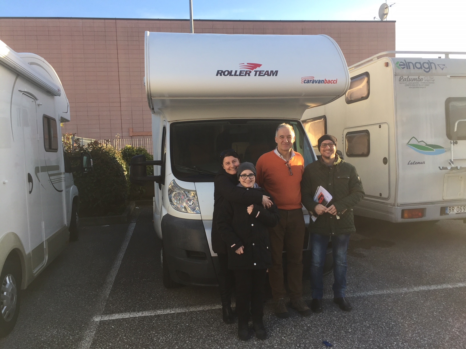 Consegna camper Famiglia Vultaggio | Caravanbacci.com