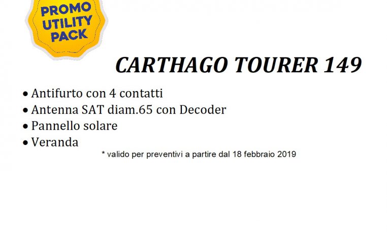 Volantino promo camper Carthago | Caravanbacci.com