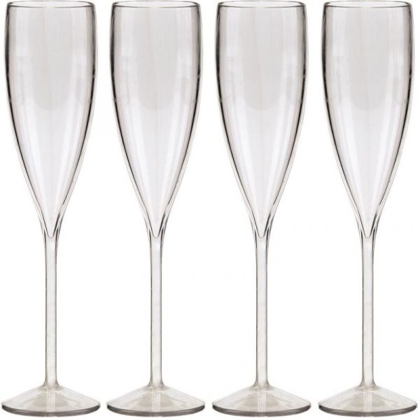 Set 4 Flute Champagne viamondo caravanbacci