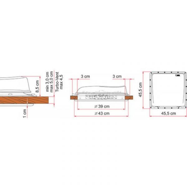 oblò ventilatore turbo vent premium caravanbacci