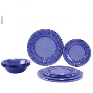 set piatti in melammina Azure caravanbacci