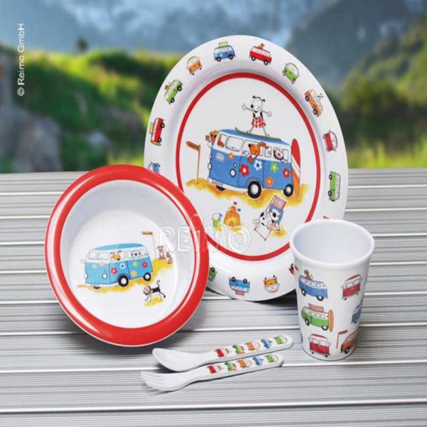 set piatti melammina bambini harry&amp&friends caravanbacci