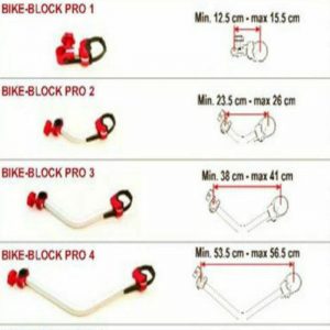 bracci blocca bici bike block pro caravanbacc