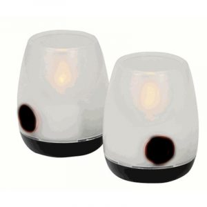 set 2 lampade led candela caravanbacci