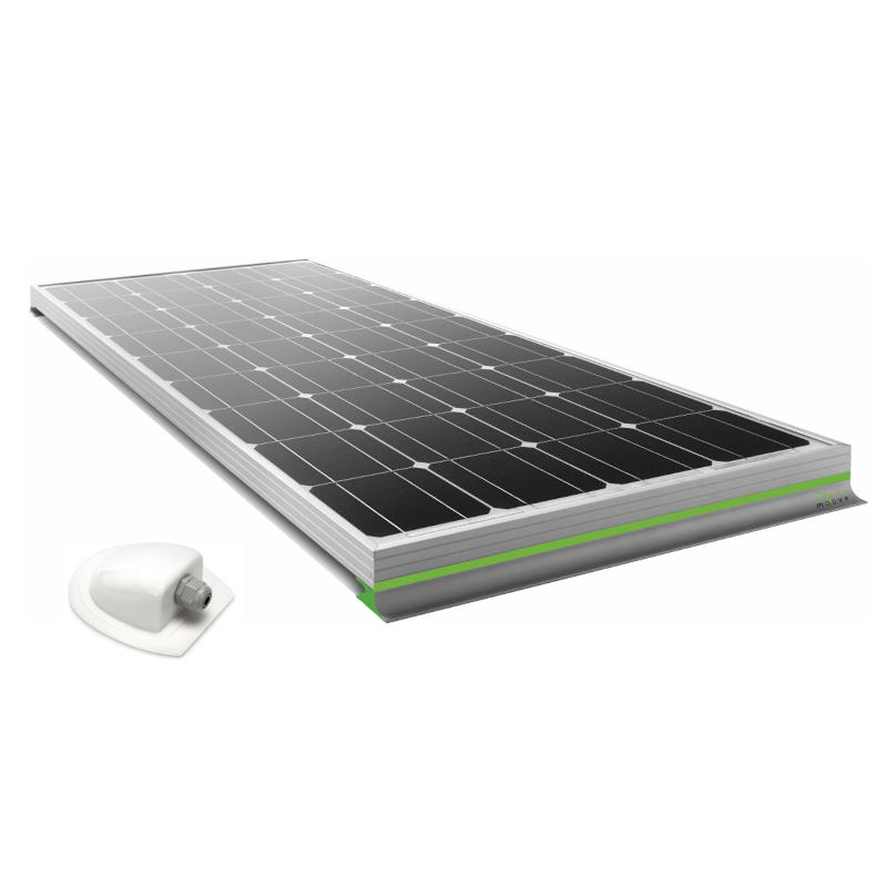 PANNELLO SOLARE FOTOVOLTAICO Monocristallino 500W + 100A Batteria