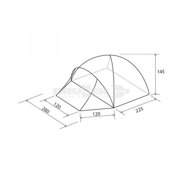 tenda campeggio ideale per motociclisti globo 4 caravanbacci