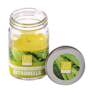 candela citronella barattolo vetro caravanbacci