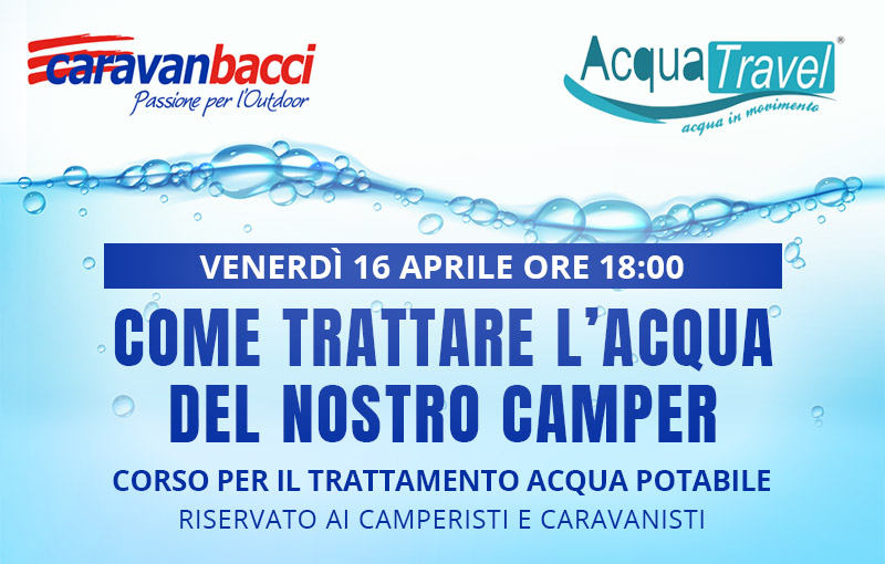 Corso trattamento acqua Caravanbacci