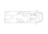 Piantina camper Ecovip L 3009 | Caravanbacci.com