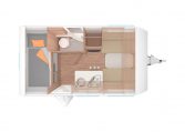 Piantina camper Caraone 400lk | Caravanbacci.com