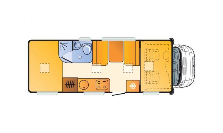 Piantina Camper Sunlivinglidoa49 | Caravanbacci.com