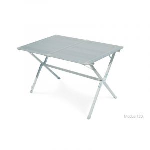 tavolo arrotolabile in alluminio e acciaio Modus 120 caravanbacci