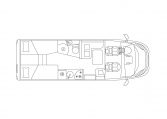 Piantina camper Ecovip L 3009 | Caravanbacci.com