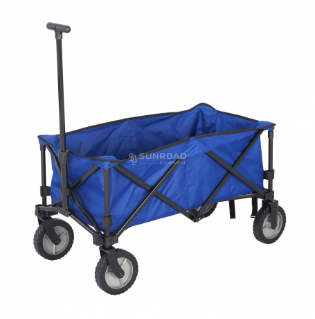 Carrello portabagagli da spiaggia pieghevole pneumatici extra larghi -  Caravanbacci