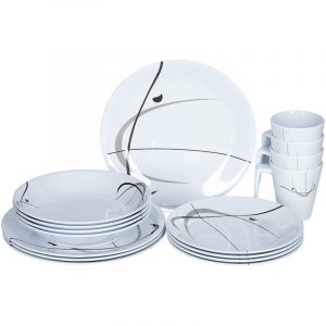 set piatti melamina serenade 16 pz caravanbacci