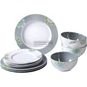 set piatti melamina sandhya caravanbacci