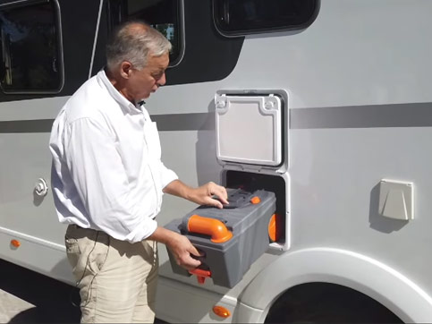 Come si carica e si scarica l’acqua nel camper