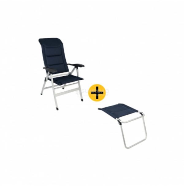 Poltrona Pieghevole Da Campeggio Con Tasca Termica - Portatile, Nero/Crema - Foto 8