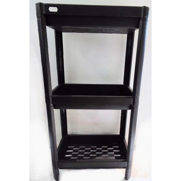 Novaliv Scaffale Portabottiglie Modulare 36 Posti In Plastica Resistente - Grigio Antracite (6 Pezzi Impilabili) - 2