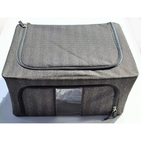 Scatole Armadio Impilabili 3 Pezzi - 24L Con Telaio Metallo, Organizer Pieghevole - Foto 9