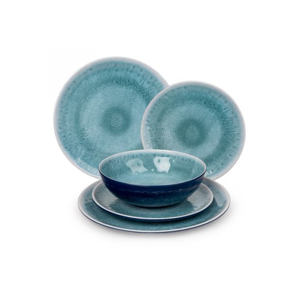 set piatti melammina Acqua caravanbacci