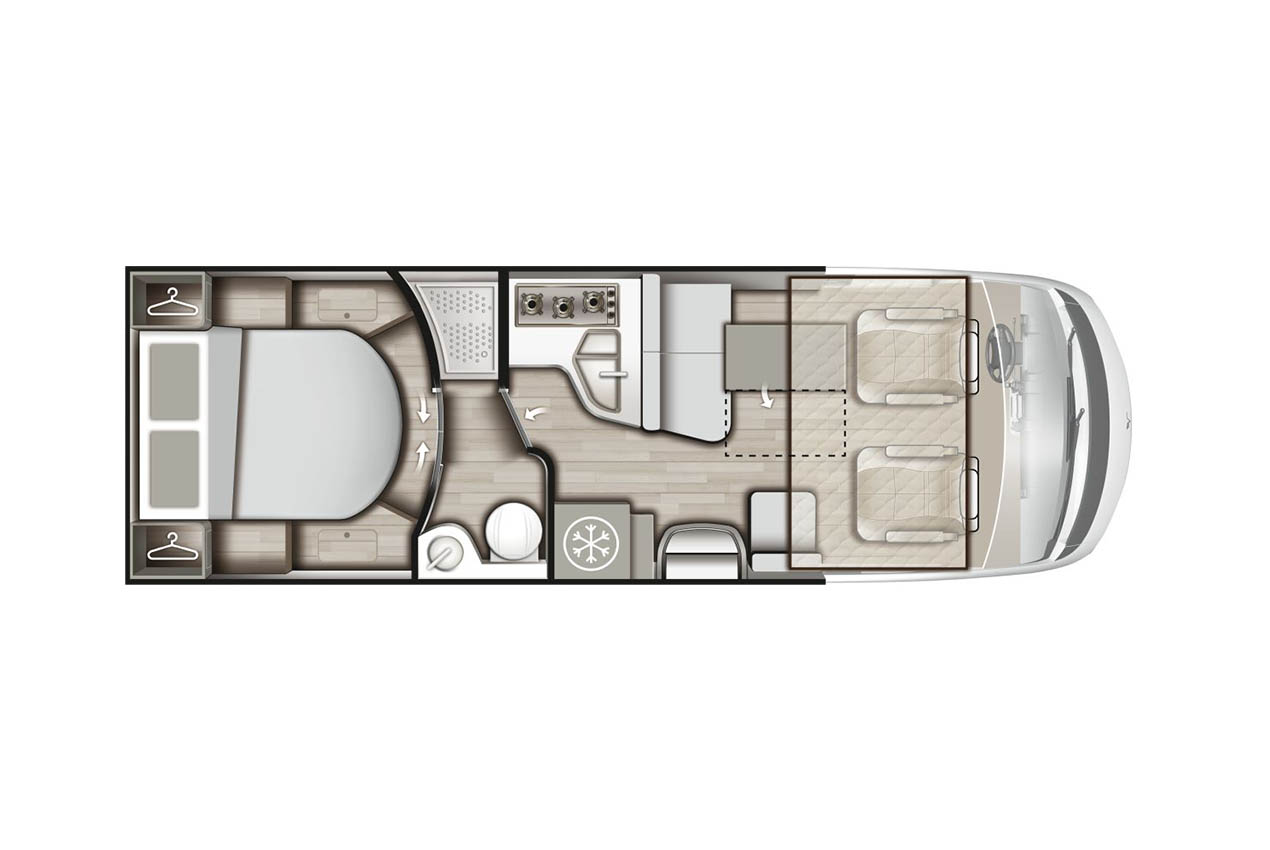 Camper Motorhome Mobilvetta K-Yacht 89 - Caravanbacci