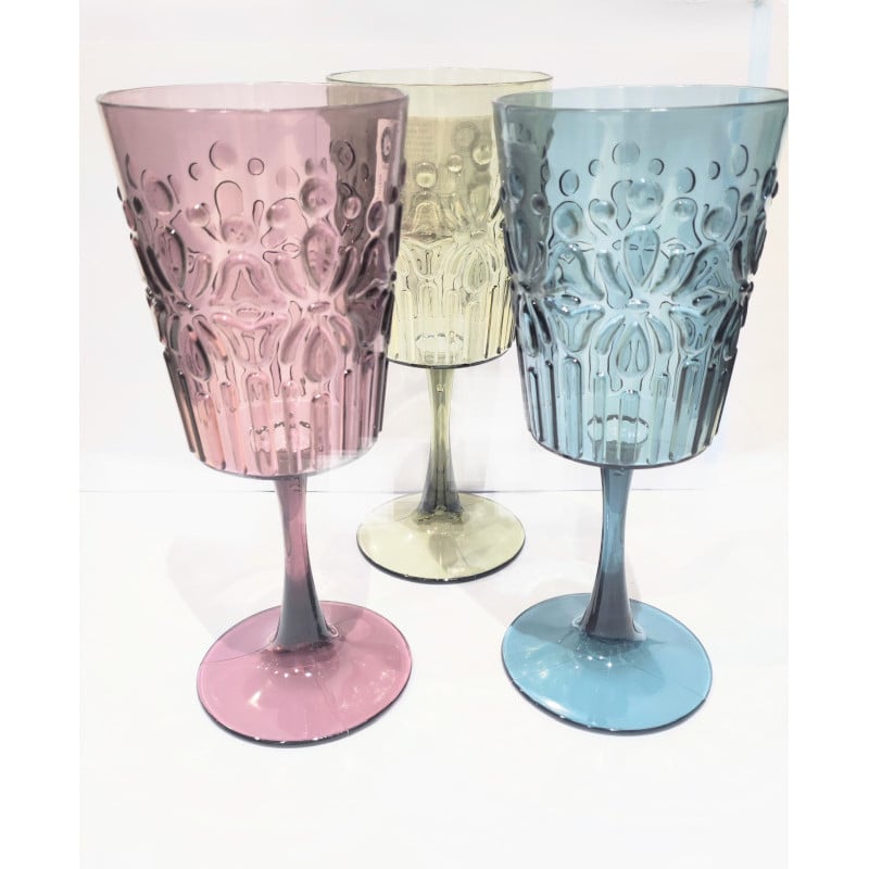 MyDrinkglass Bicchieri Vino Plastica - 2 Bicchieri Plastica - 470