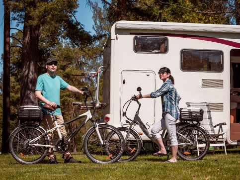 Itinerari e piste ciclabili da raggiungere in camper
