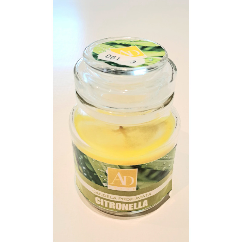 citronella in vasetto vetro gr.120 caravanbacci