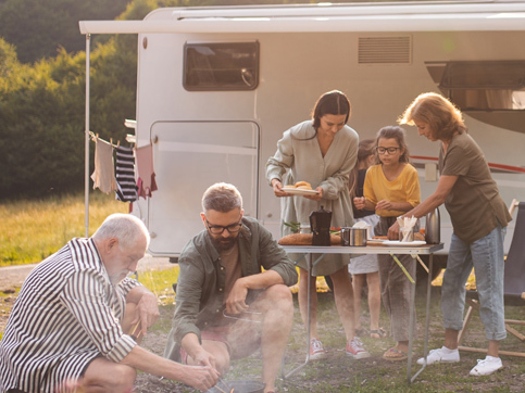 Cucinare in camper - Caravanbacci