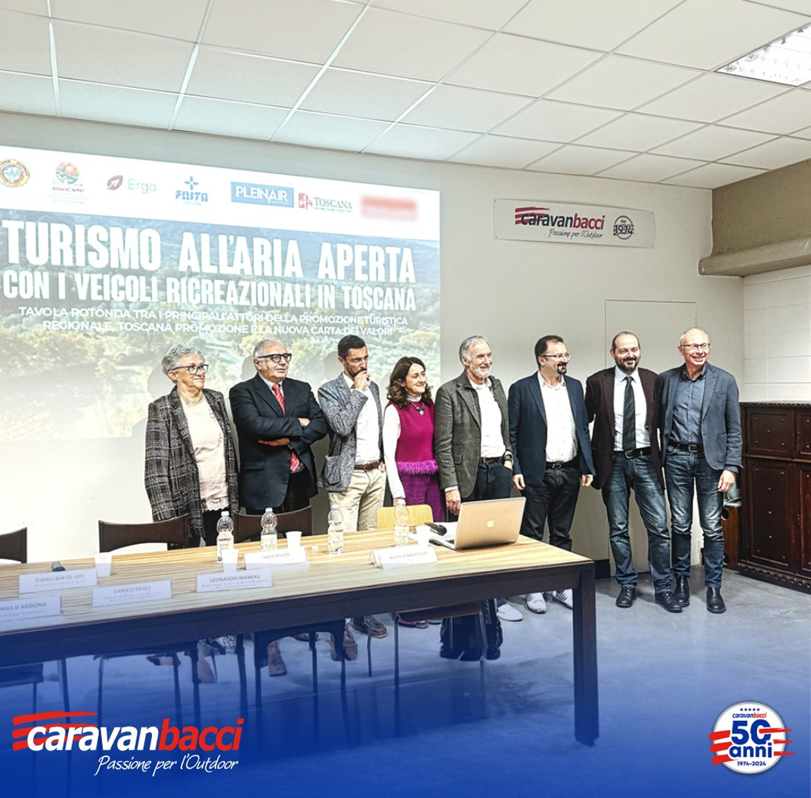 Resoconto del Convegno sul Turismo all'aria aperta con i veicoli ricreazionali in Toscana