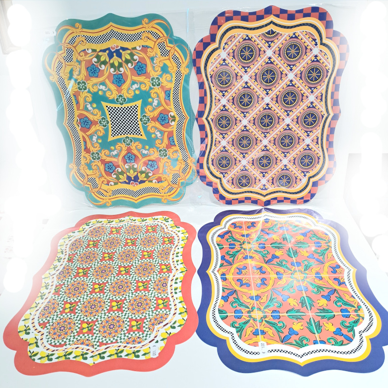 tovagliette plastificate 4 allegri decori caravanbacci