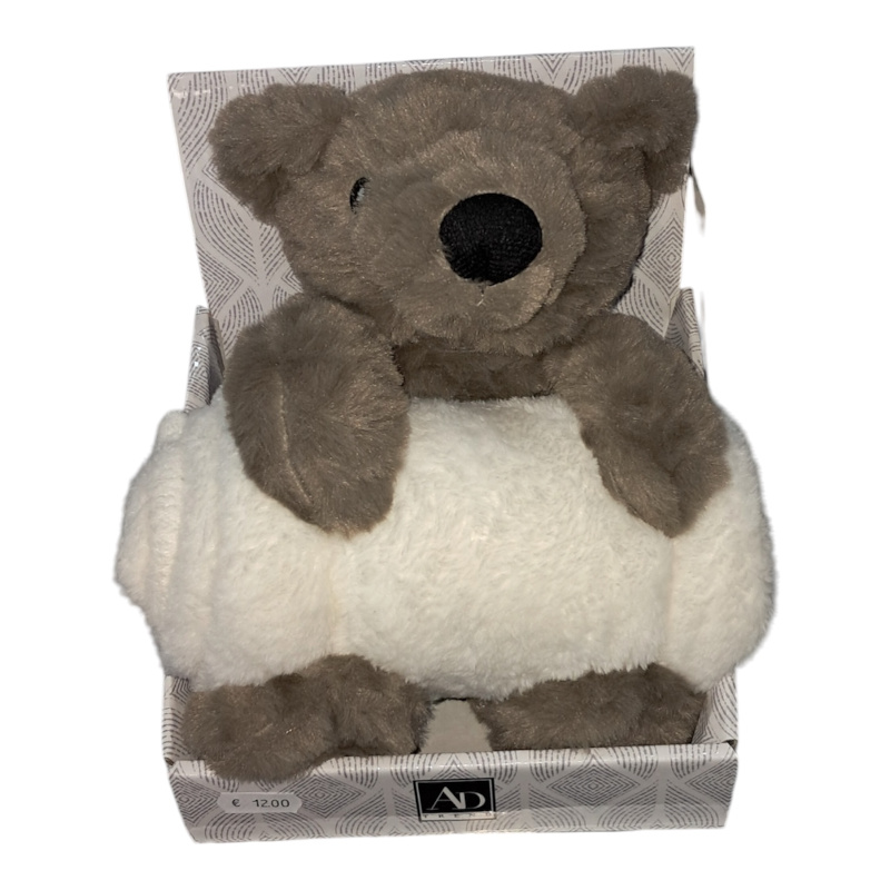 peluche orsetto con copertina caravanbacci peluche orsetto con copertina caravanbacci