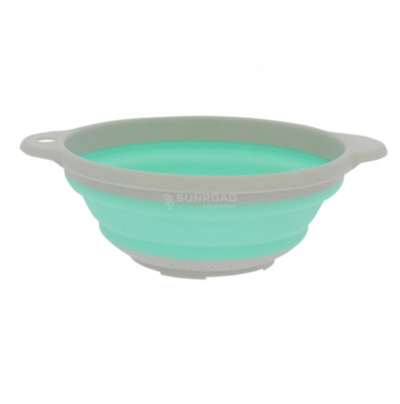 Outwell Colino Pieghevole In Silicone E Plastica, Colore Petrolio. Compatto E Robusto, Ideale Per Campeggio E Caravan. Dimensioni Aperto 40x22x9,5 Cm.