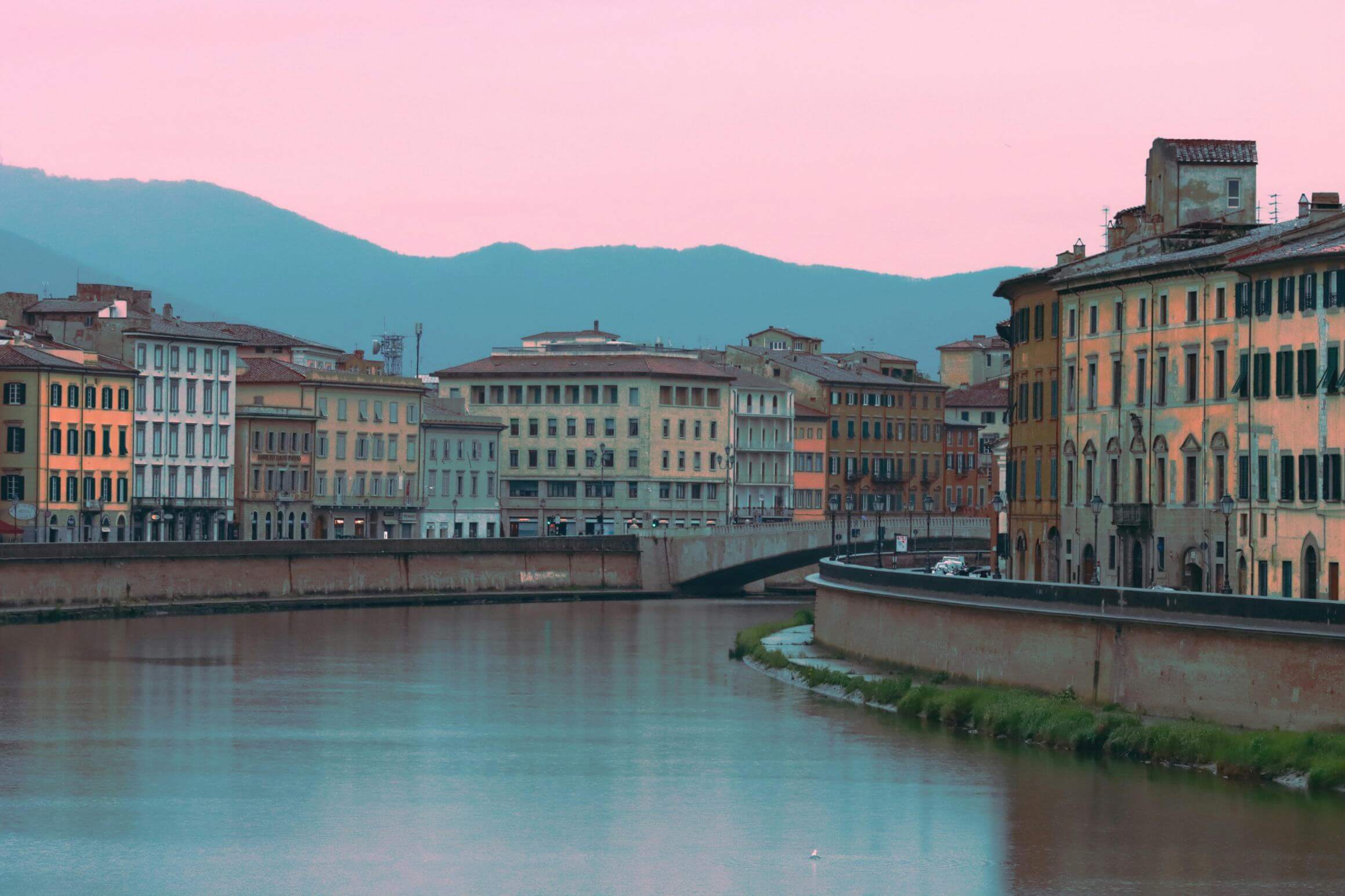 In camper a Pisa