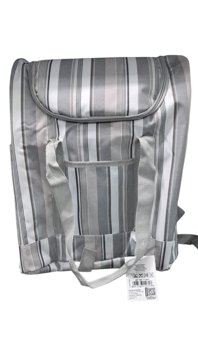 Borsa frigo 24lt tessuto a righe caravanbacci