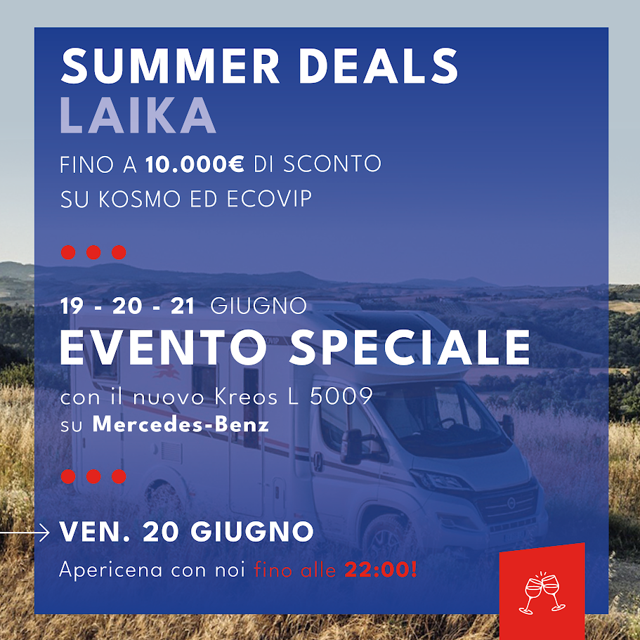 Promo Laika 2025 - Caravanbacci