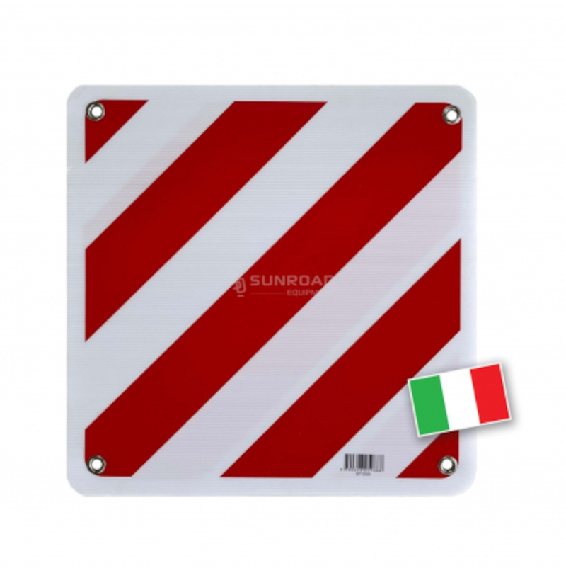 cartello carichi sporgenti Italia caravanbacci