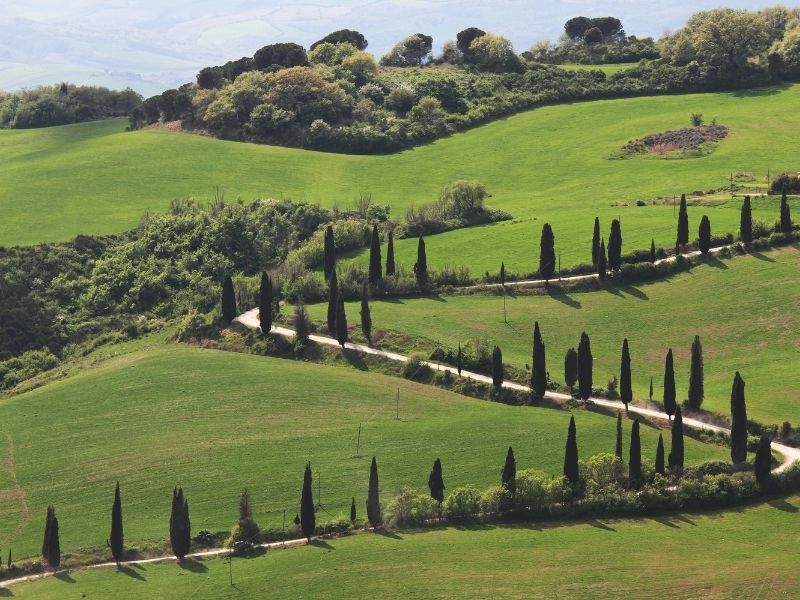 Val d'Orcia in camper