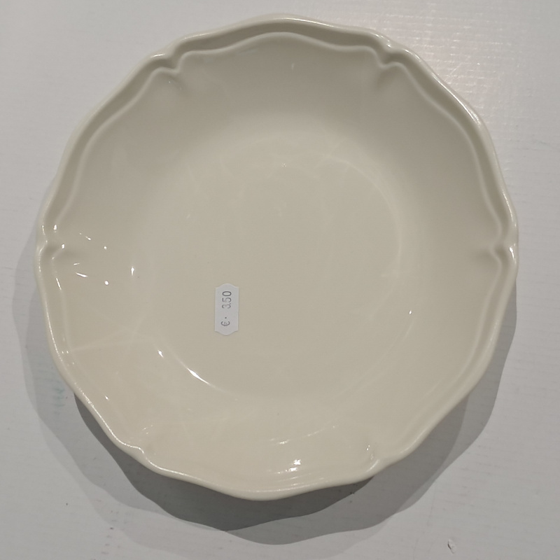 ELEGANTE PIATTO IN MELAMINA CREMA CARAVANBACCI